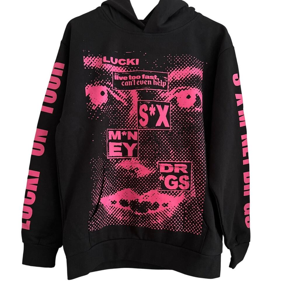 LUCKI “S*x M*ney‎ Dr*gs” Tour Hoodie (Size L) NWOT